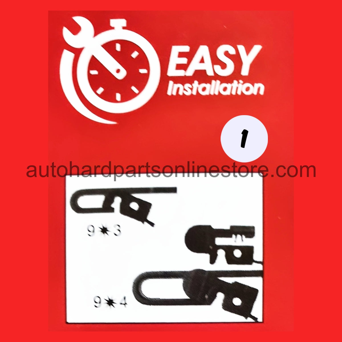 Sakura Wiper Blade 17 inch 425mm Universal Type Hook Blade