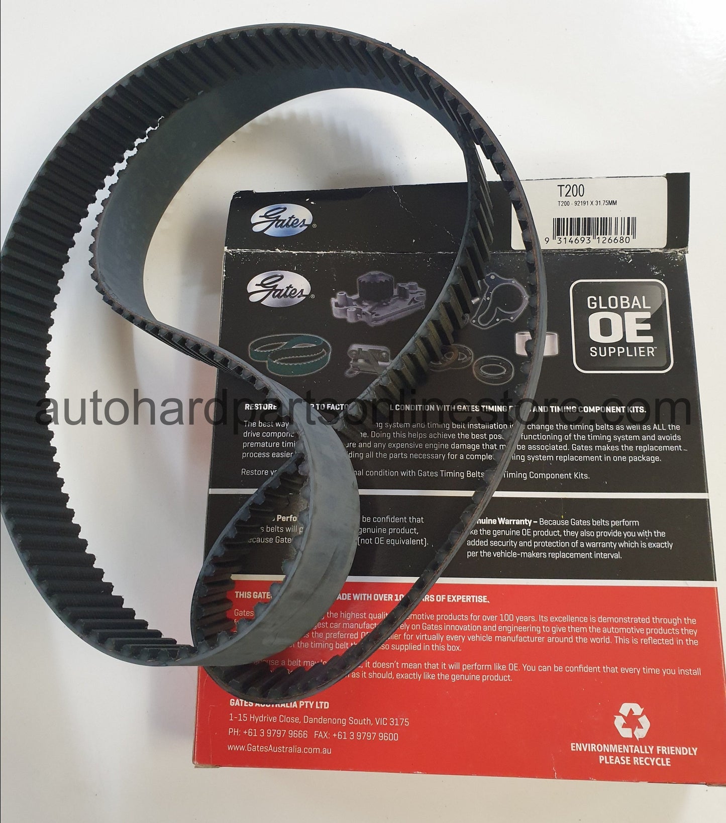 Gates timing belt t200