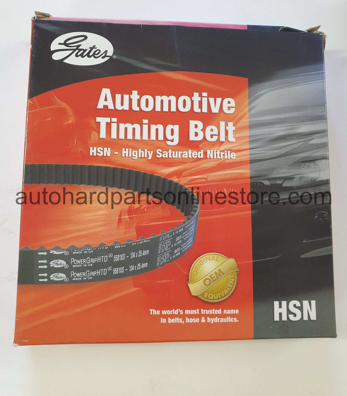 Gates Timing Belt-HSN T178-76091x19.1mm RED