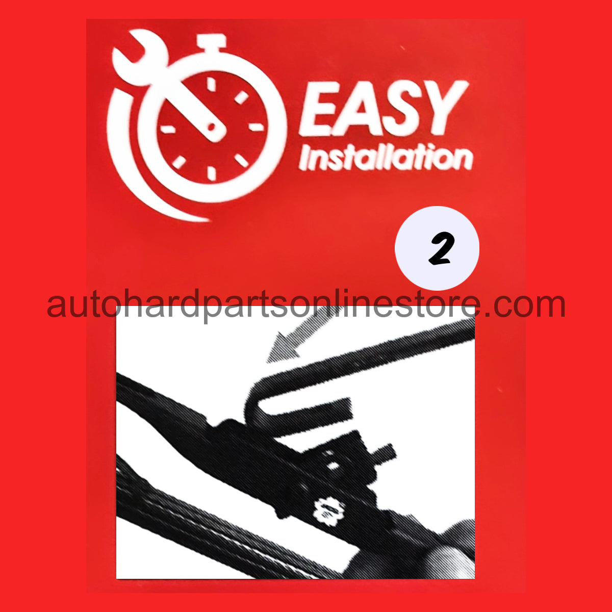 Sakura Wiper Blade 17 inch 425mm Universal Type Hook Blade