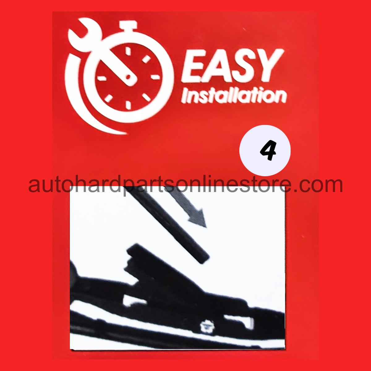 Sakura Wiper Blade 18 inch 450mm Universal Type Hook Blade