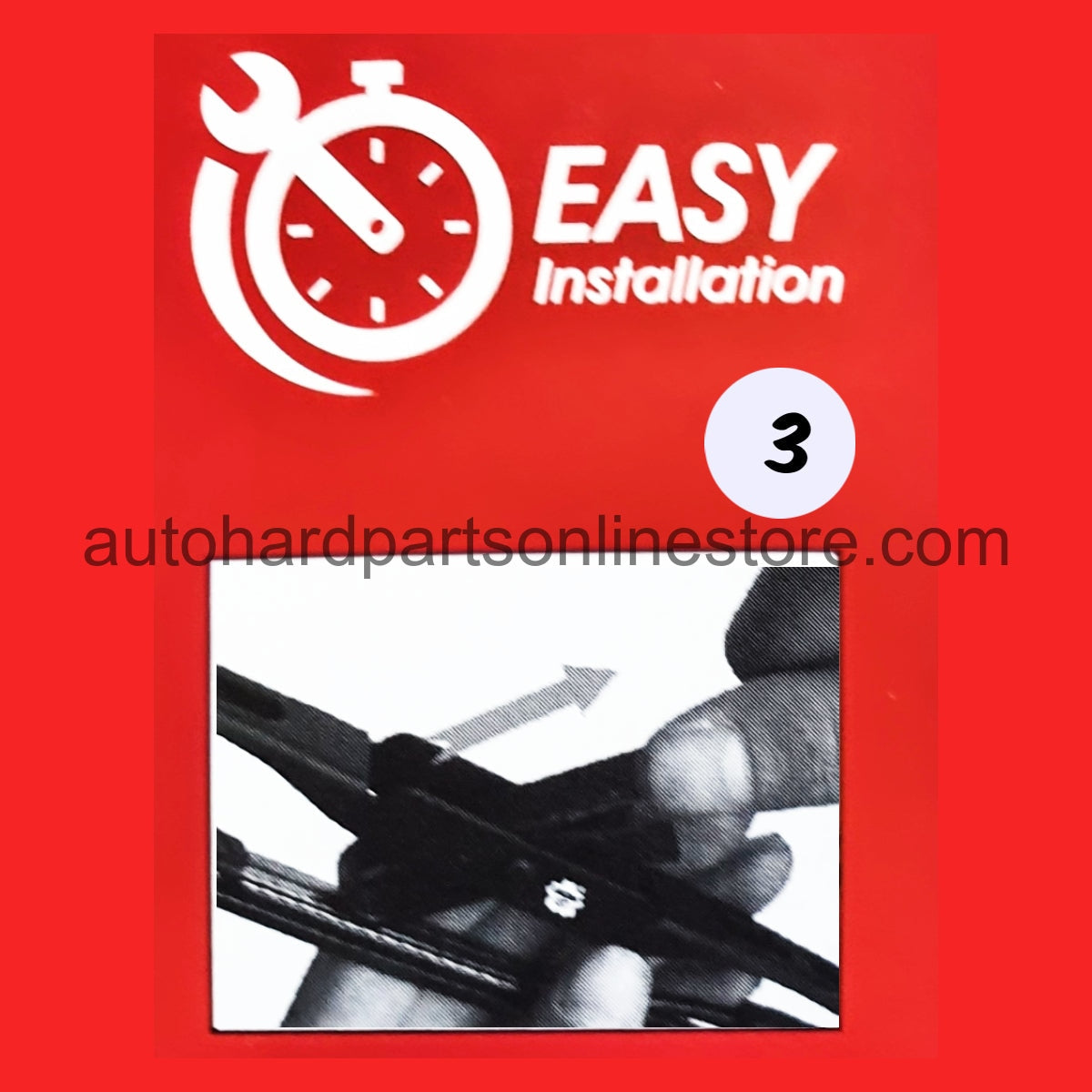 Sakura Wiper Blade 17 inch 425mm Universal Type Hook Blade
