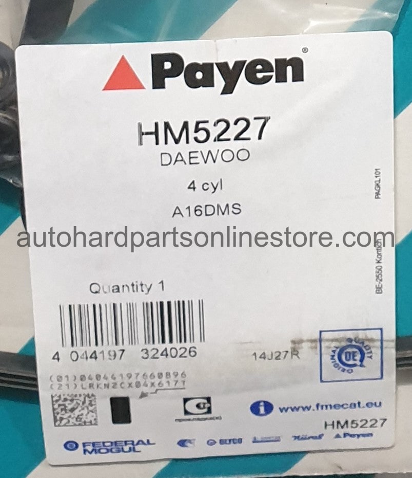 Payen Valve Cover Gasket Kit-HM5227