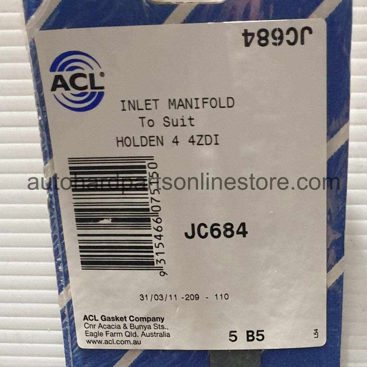 ACL Inlet Manifold-JC684