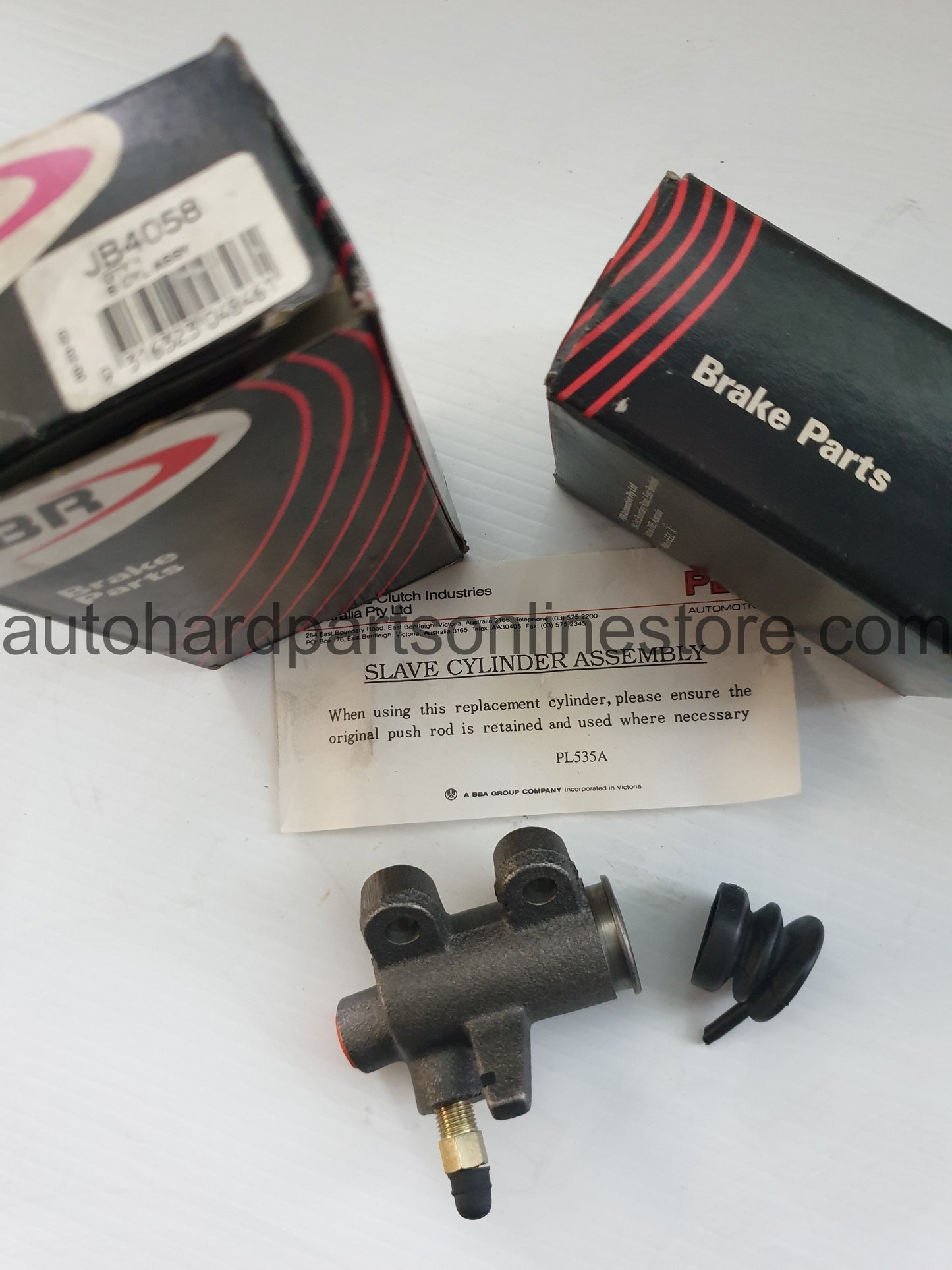 PBR clutch slave cylinder assembly