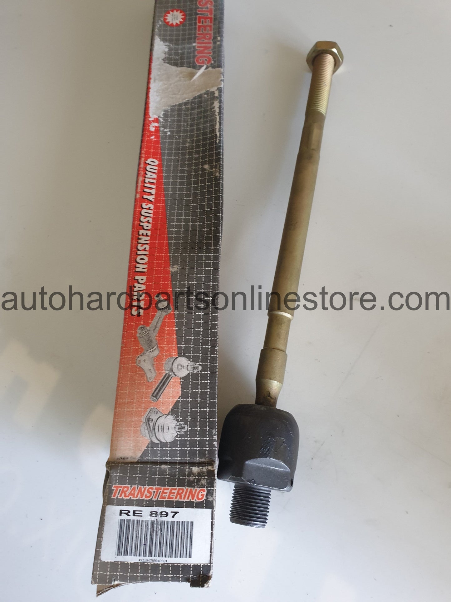 Transteering rack end