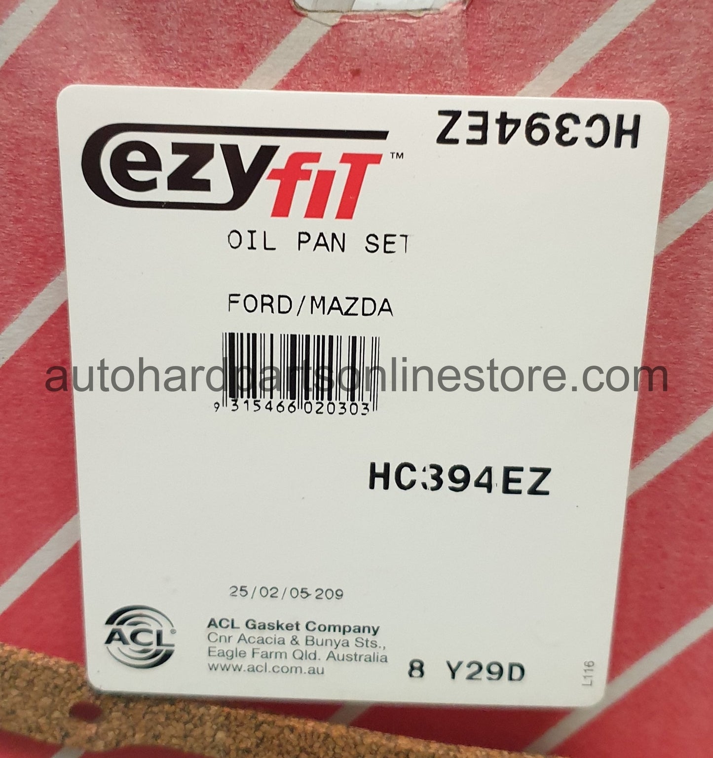 ACL Oil Pan Gasket Set-HC394EZ
