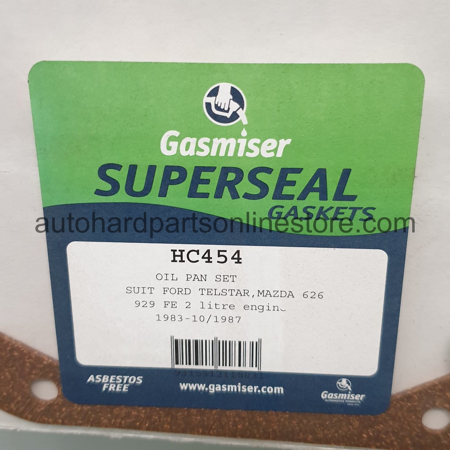 Gasmiser Oil Pan Gasket Set-HC454