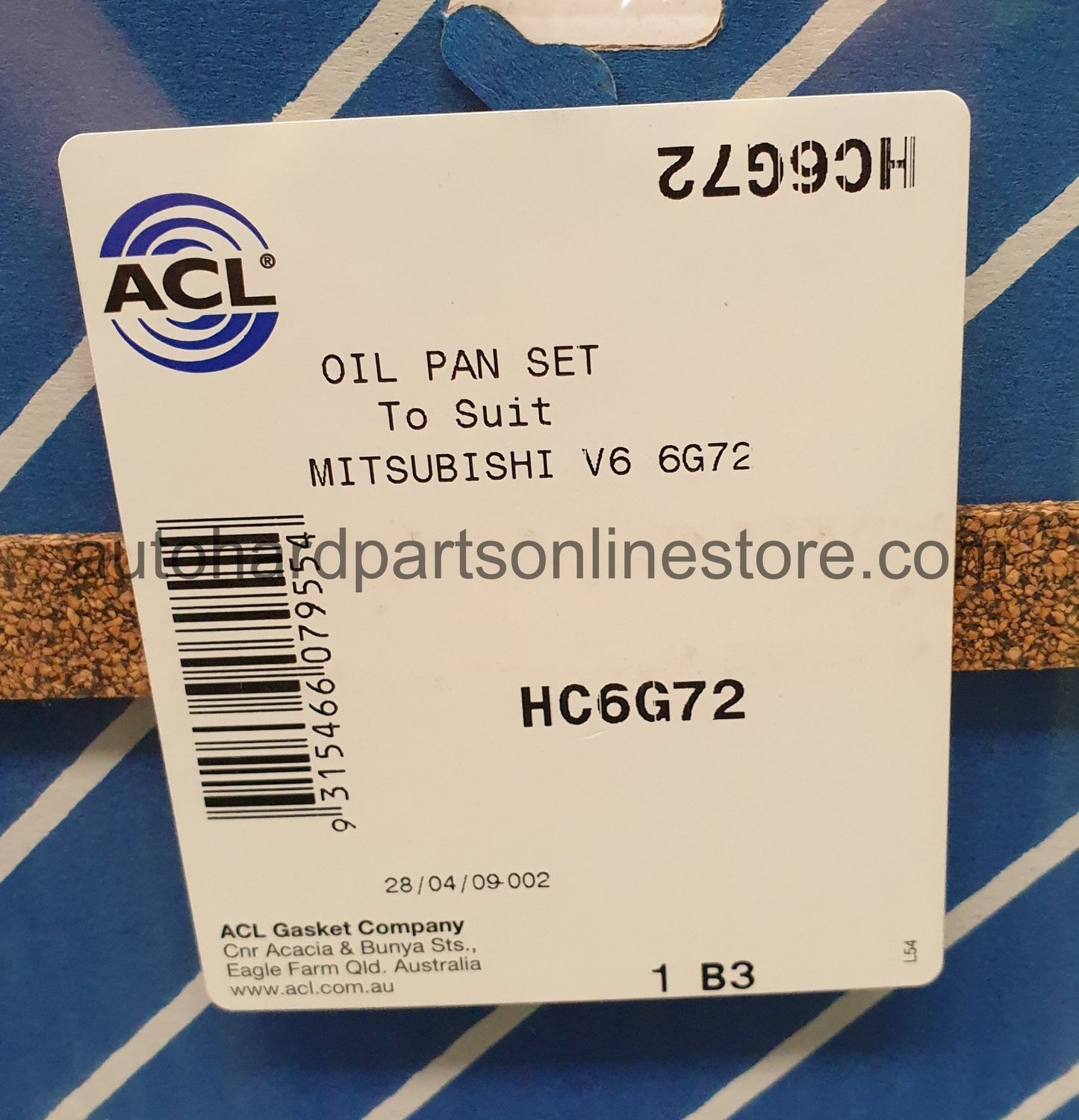 ACL Oil Pan Gasket Set-HC6G72