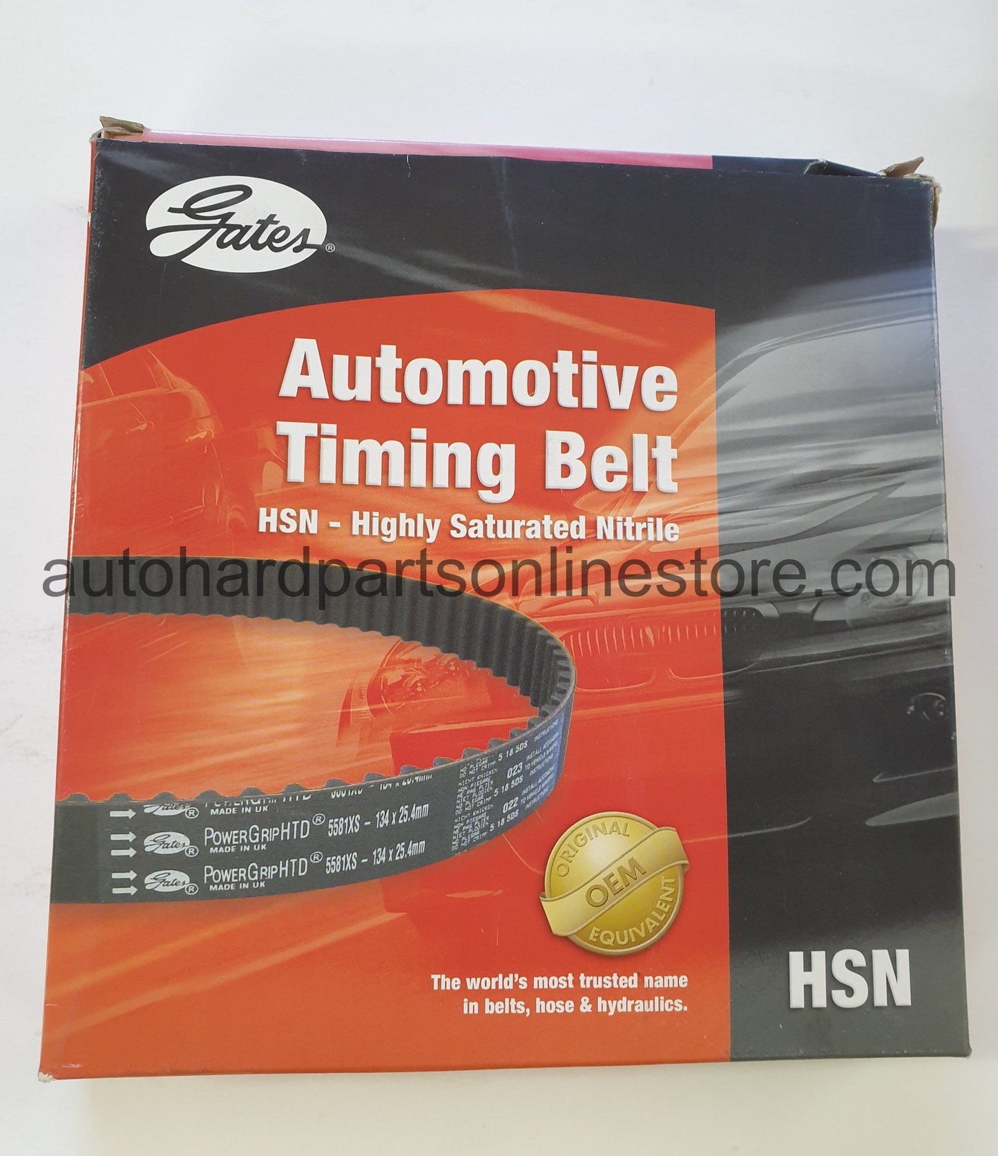 Gates Timing Belt-HSN T134-76110 RED