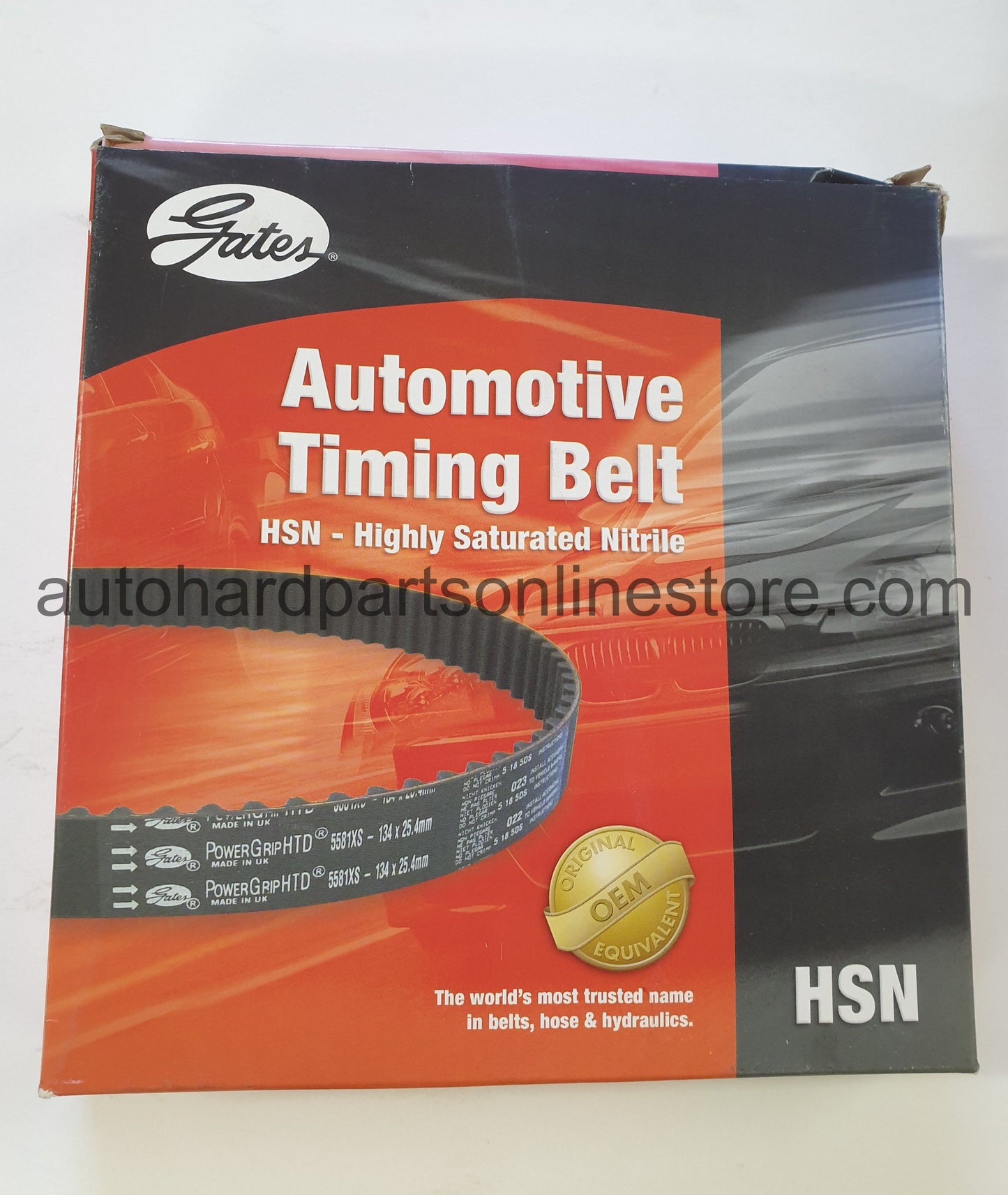 Gates Timing Belt-HSN T176-58113x19.1 RED