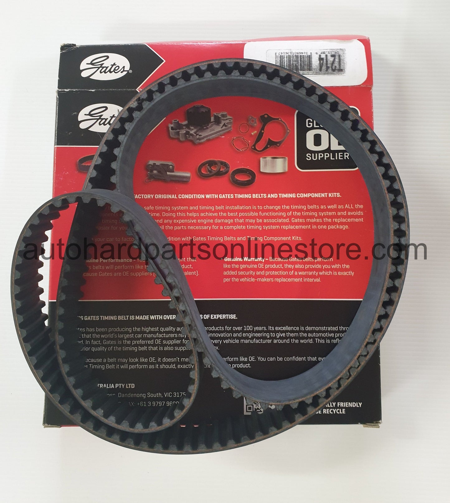 Gates timing belt t214