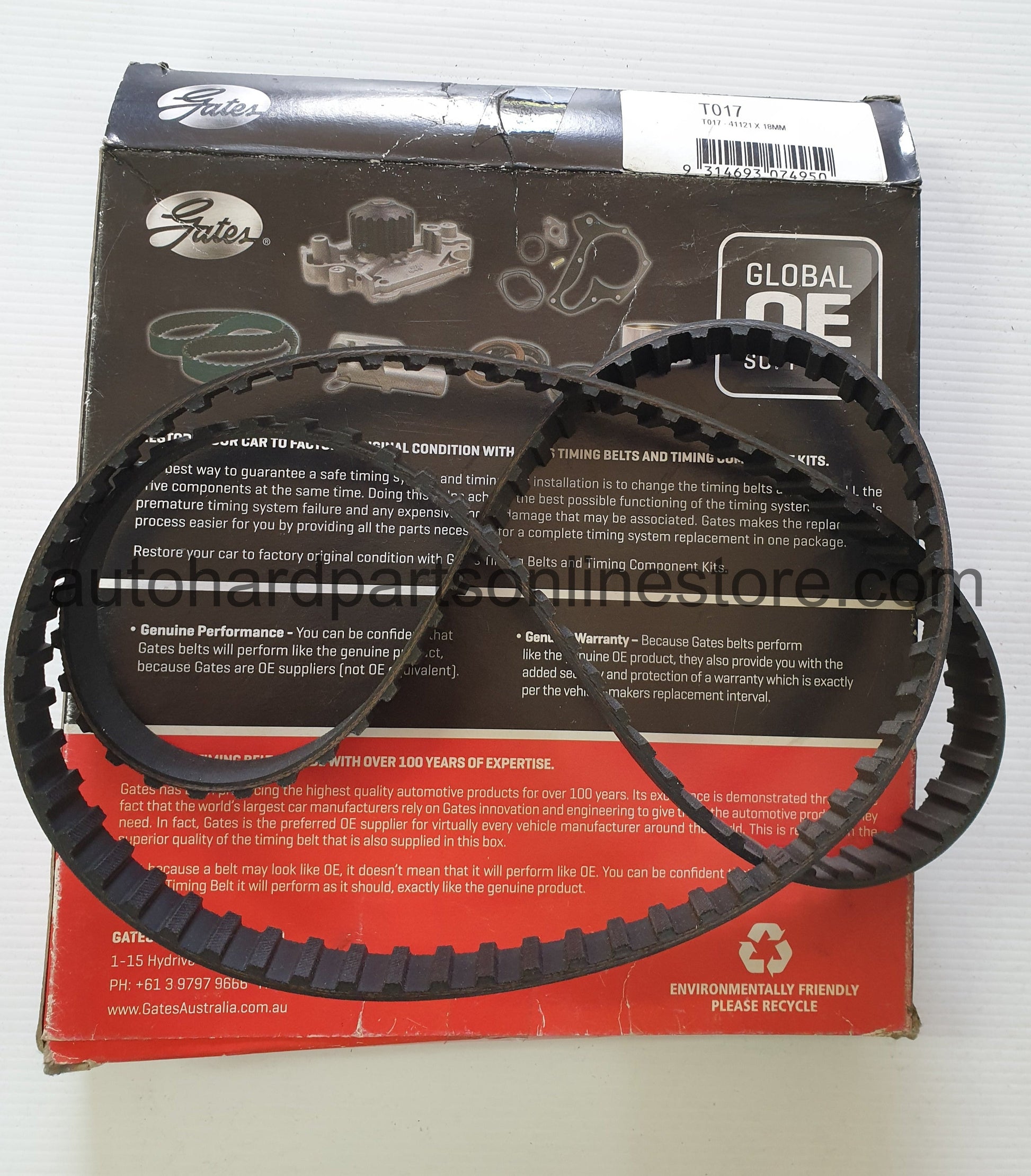 Gates timing belt T017