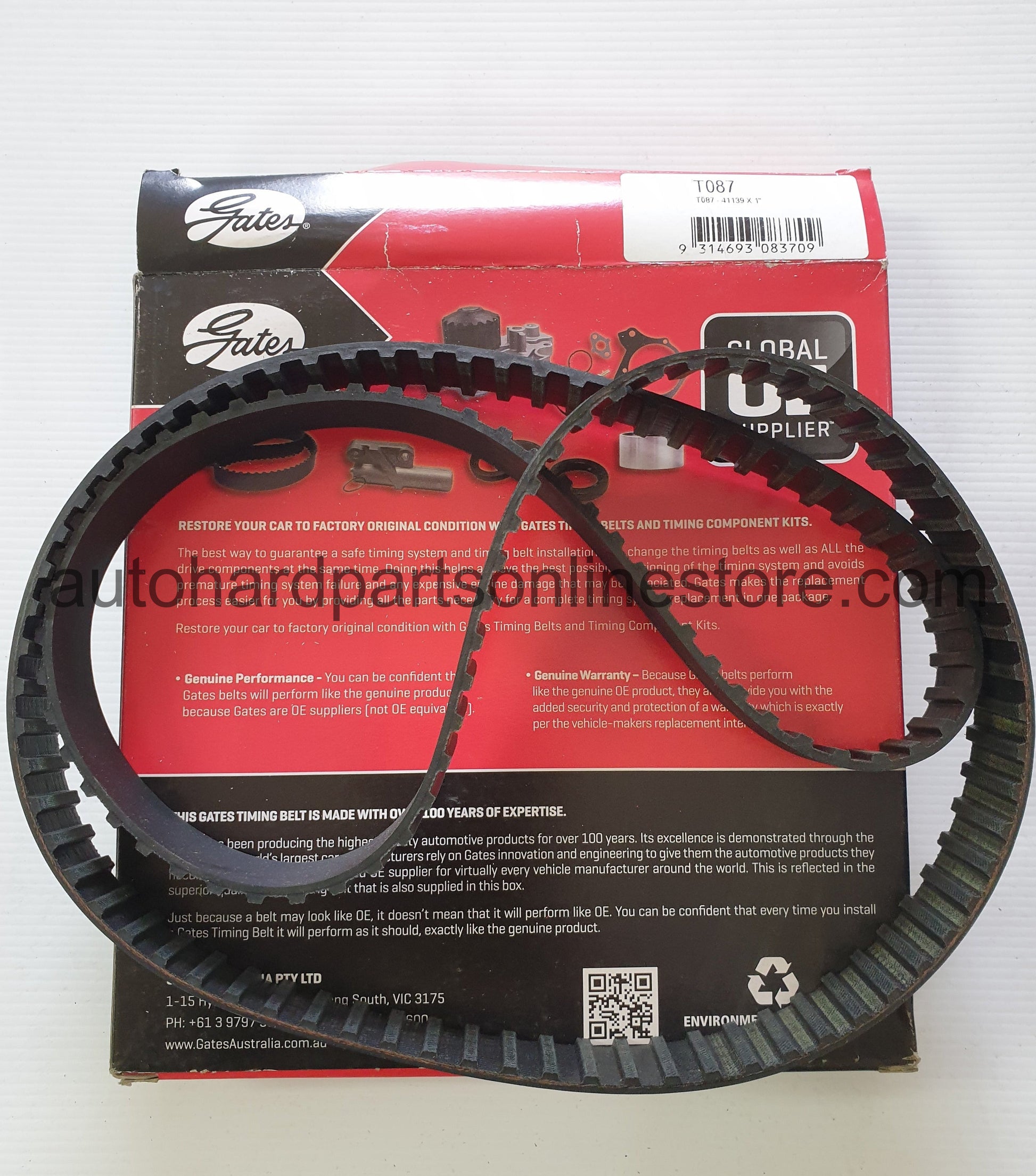 Gates timing belt T087