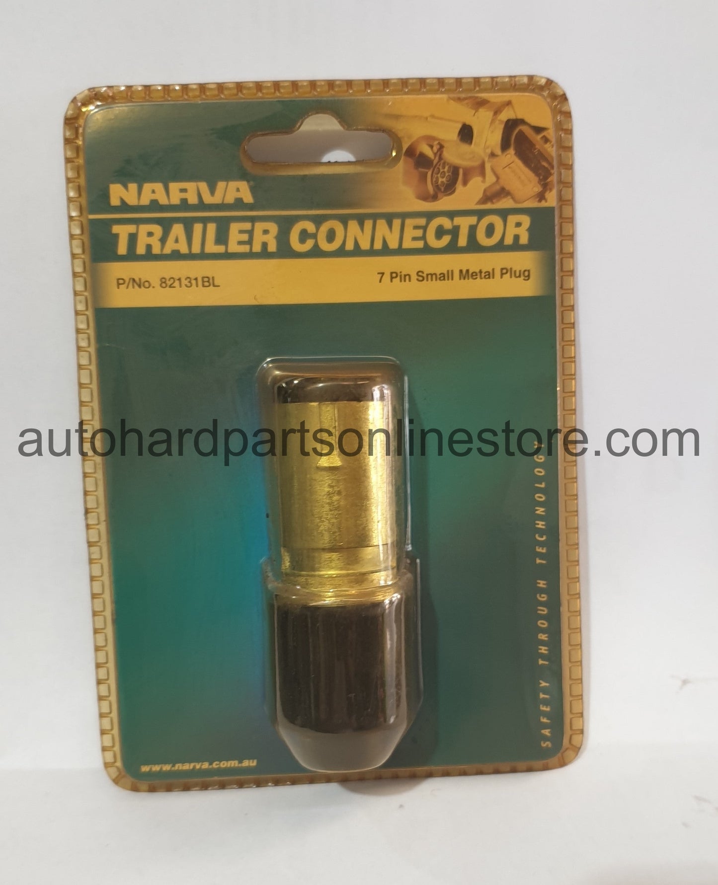 NARVA Trailer Connector 7 Pin Small Plastic Plug Part 82121BL