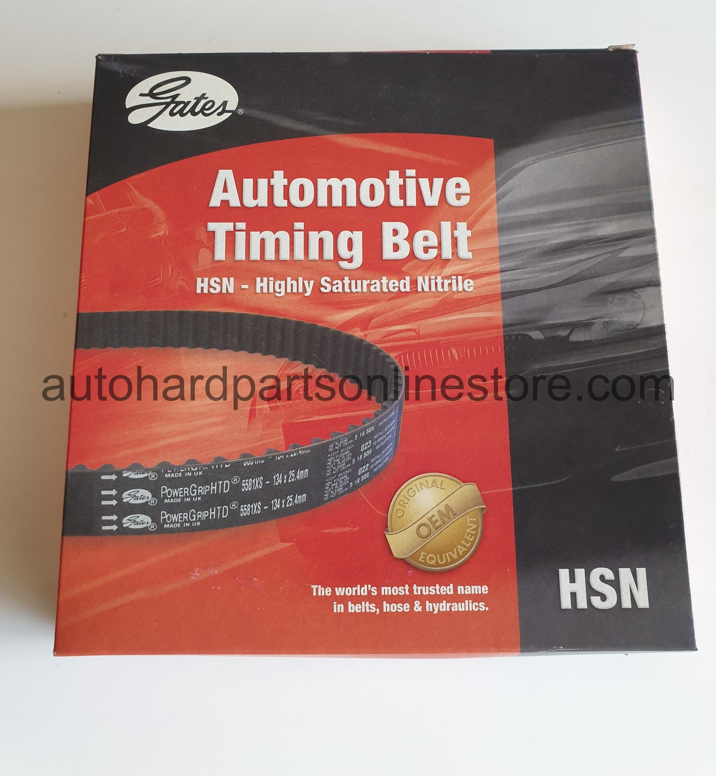 Gates Timing Belt-HSN T143-76106x24mm RED