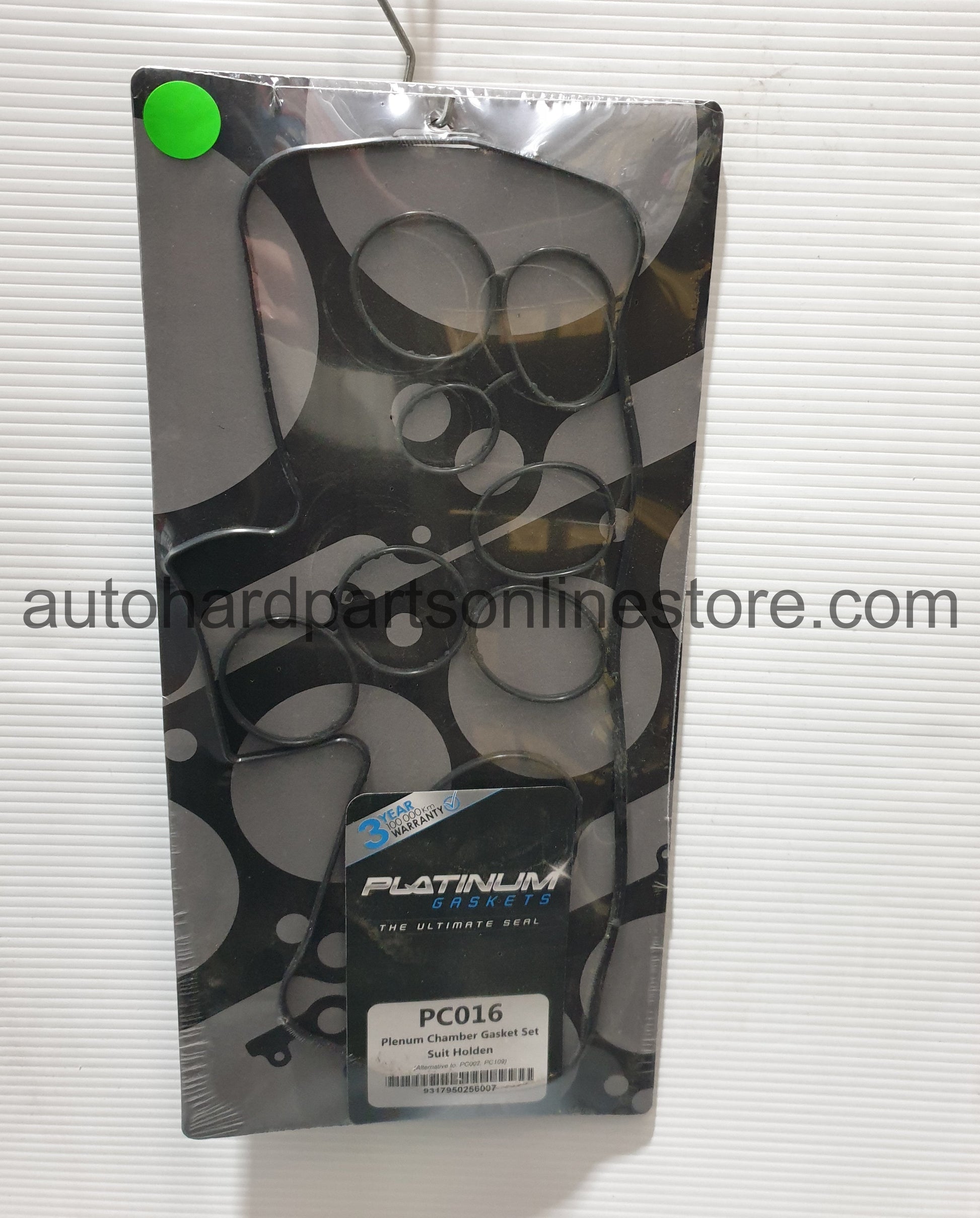 Platinum Gaskets plenum chamber gasket set